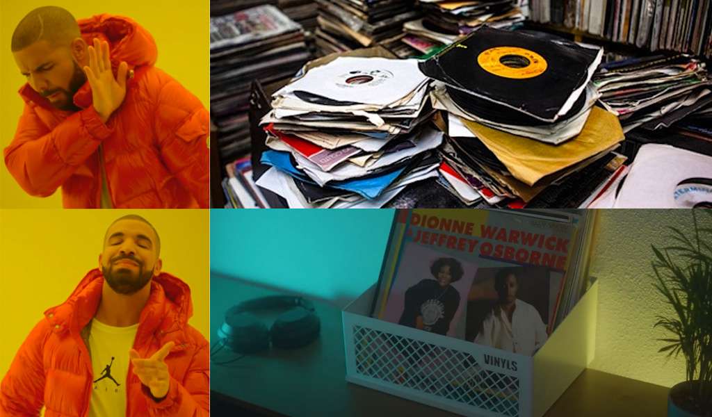 Expositor Discos de Vinilo Drake Keep Them Spinning