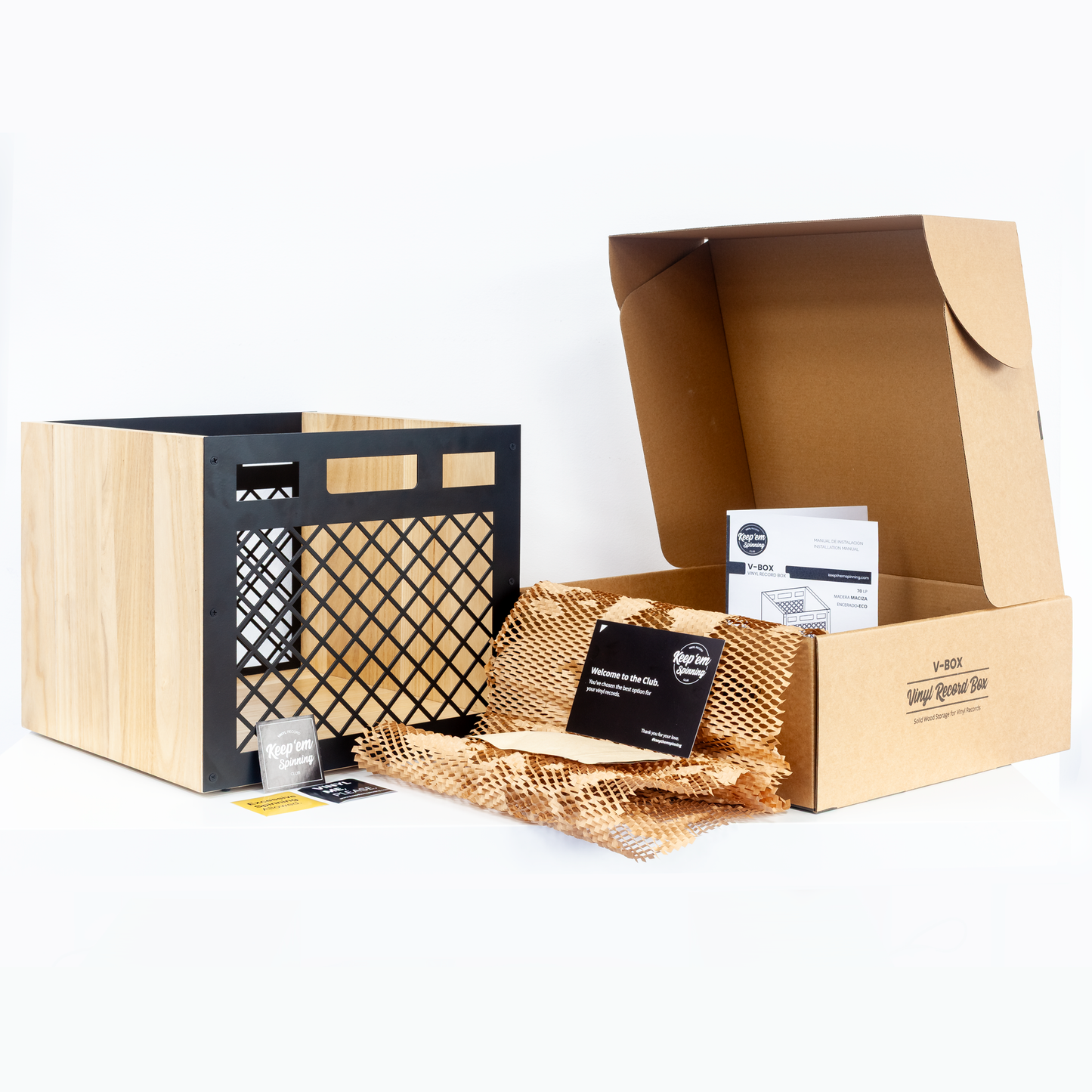 Vinyl Record Box x5