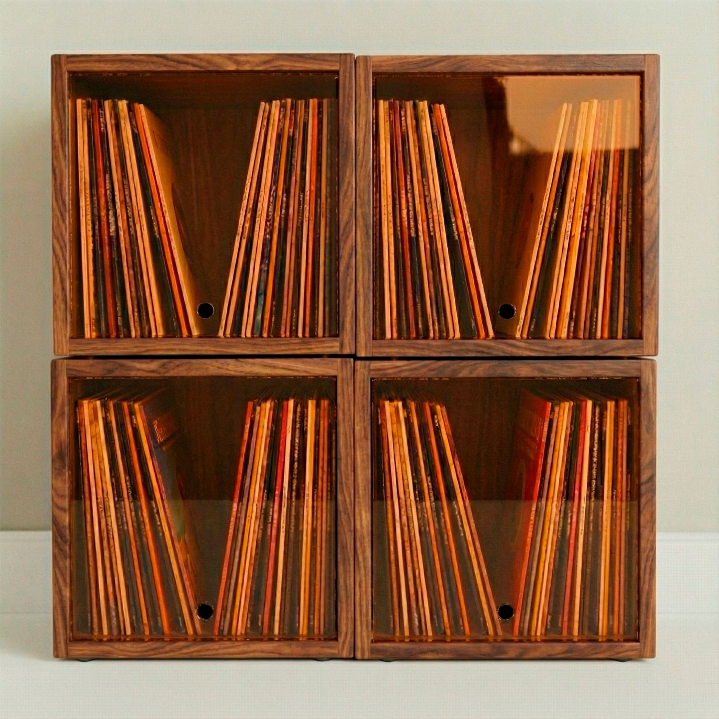 Vinyl Modular x4 - Sistema Modular de Almacenamiento para Vinilos (200+ LPs)