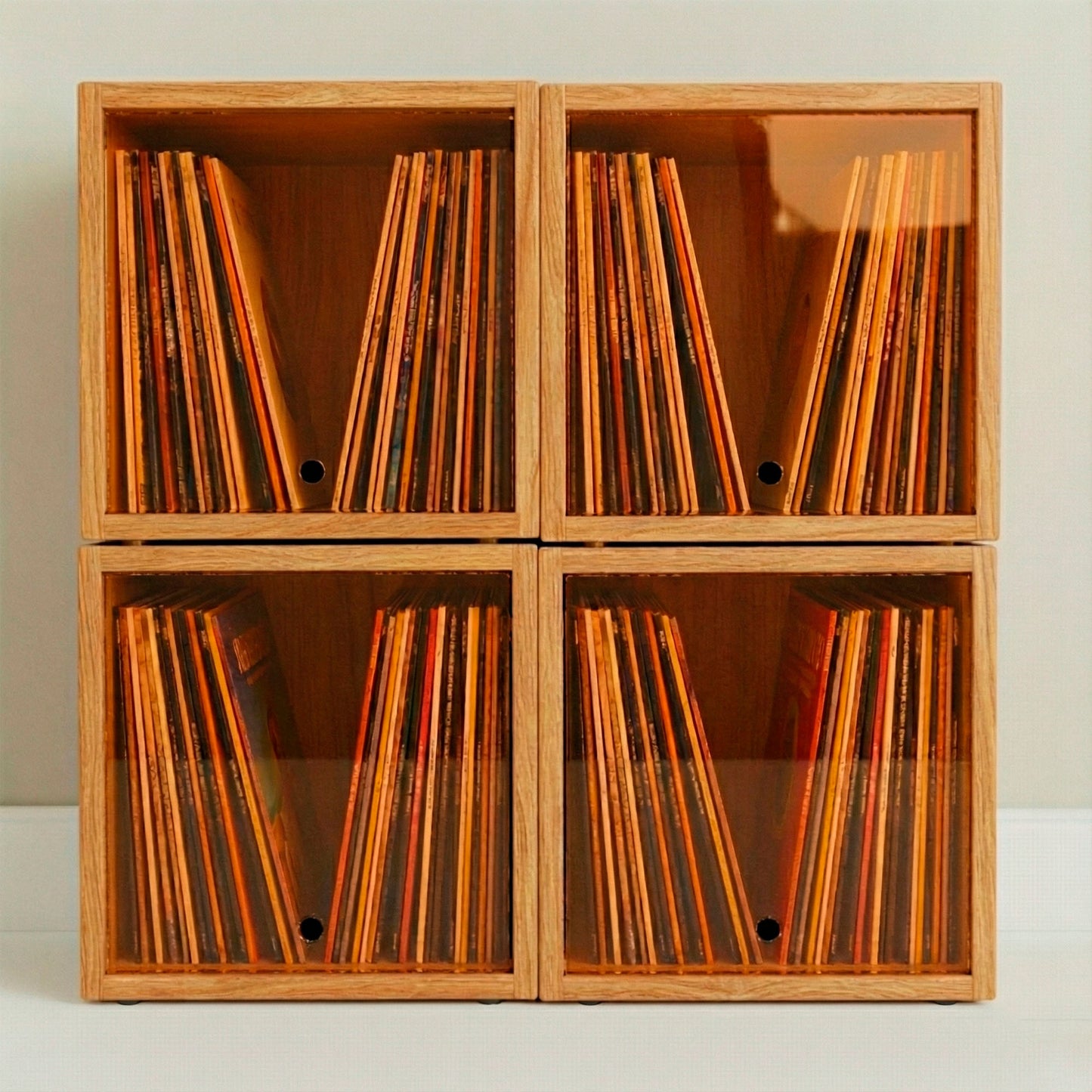 Vinyl Modular x4 - Sistema Modular de Almacenamiento para Vinilos (200+ LPs)