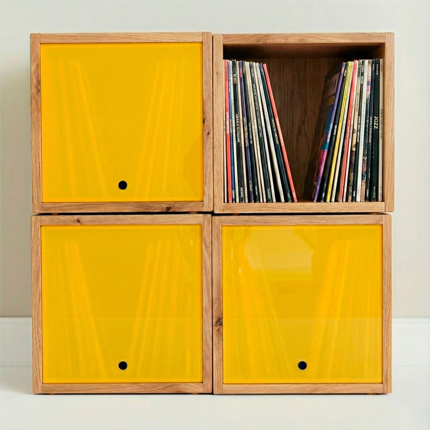 Vinyl Modular x4 - Sistema Modular de Almacenamiento para Vinilos (200+ LPs)
