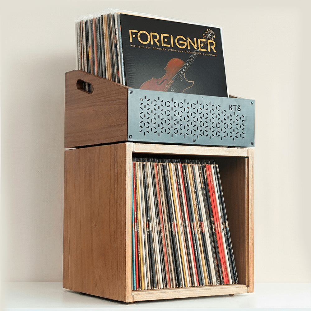 Modular Foreigner – Sistema de almacenamiento para vinilos (120+ LPs)