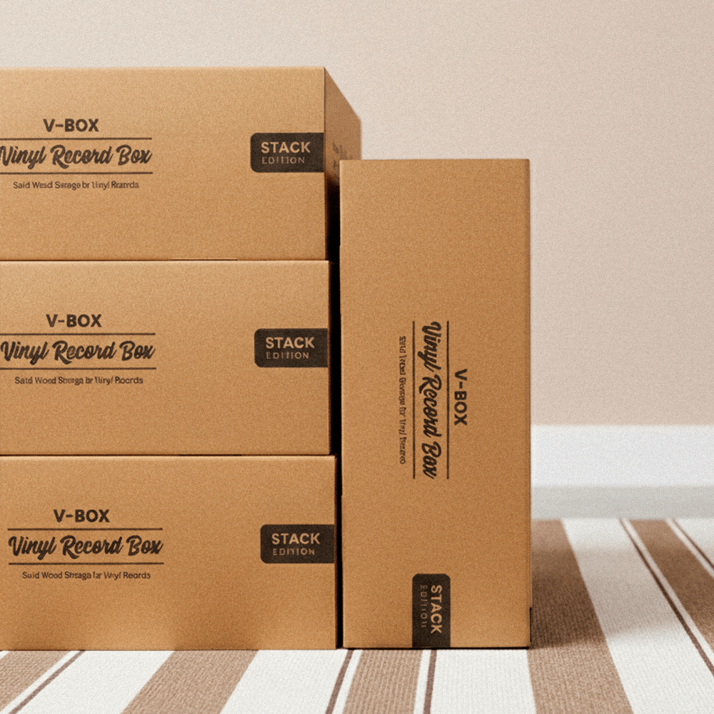 Vinyl Modular x4 - Sistema Modular de Almacenamiento para Vinilos (200+ LPs)