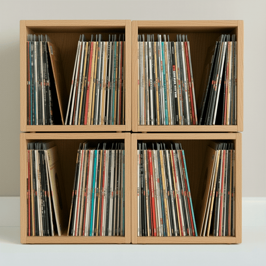 Vinyl Modular x4 - Sistema Modular de Almacenamiento para Vinilos (200+ LPs)