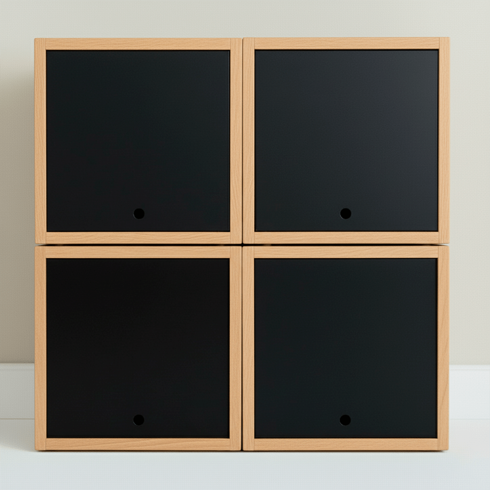 Vinyl Modular x4 - Sistema Modular de Almacenamiento para Vinilos (200+ LPs)