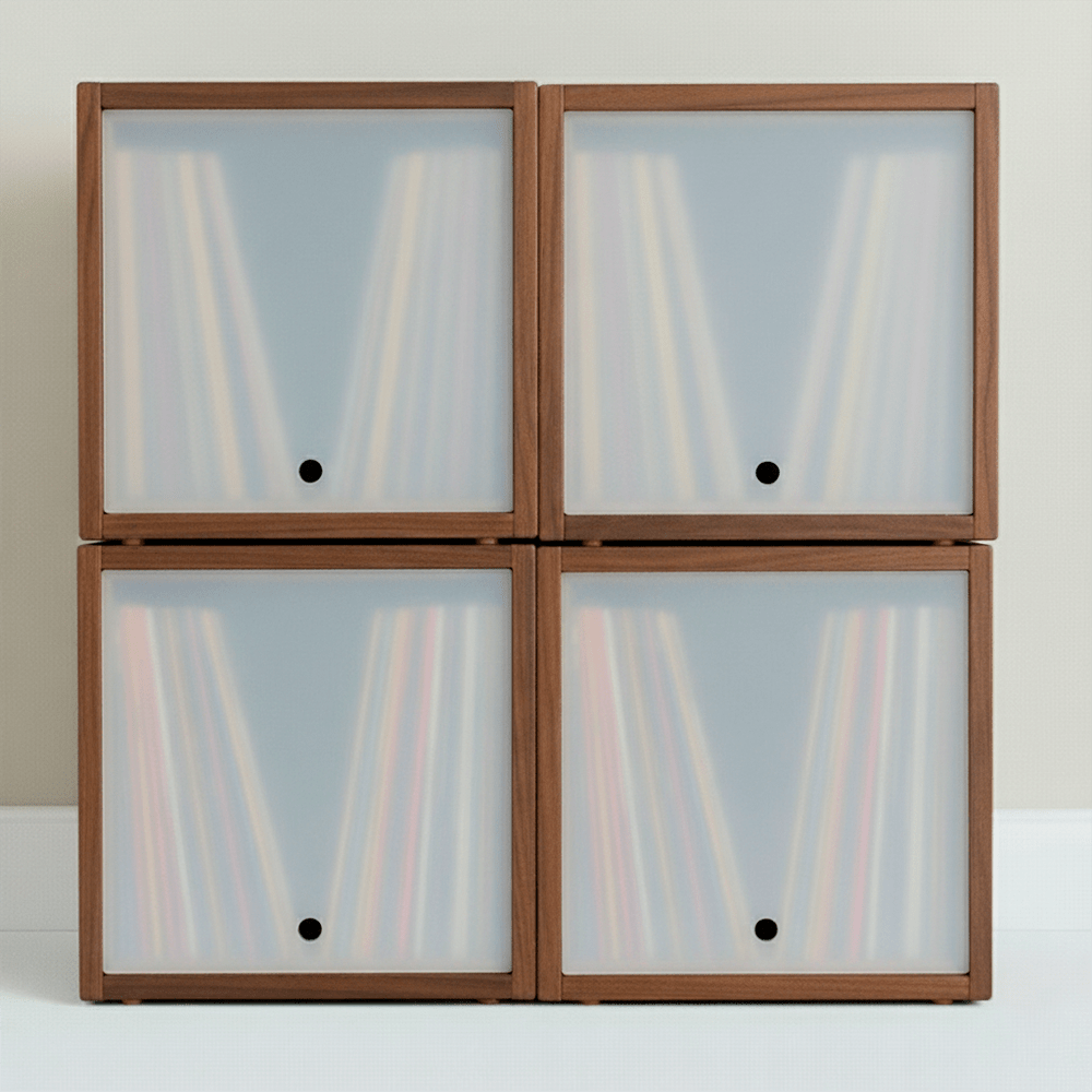 Vinyl Modular x4 - Sistema Modular de Almacenamiento para Vinilos (200+ LPs)